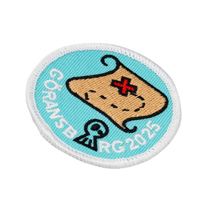 Bán buôn biểu tượng tùy chỉnh 3D quần áo thêu huy hiệu lớn dệt thêu vá - Product Image 6