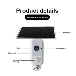 V380PRO Cámara CCTV PTZ Impermeable para Exteriores, Tarjeta SIM 4G con Panel Solar Sensor de Movimiento CMOS para Almacenamiento de Datos, Opciones de Tarjeta de Memoria - Product Image 2