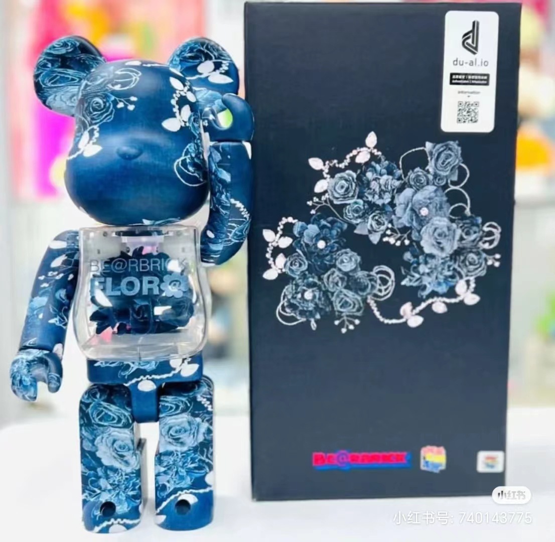 Flor eterna (rosa azul) 400%