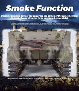 G2080 RCタンク1/16スケール2.4ghz米国M5A1 Stuartライトタンクリモートコントロールタンク音とライト付き - Product Image 6