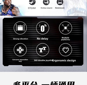 P4 Pro Controller di gioco Wireless sottile per PS5 PC Tablet IOS e Mobile controllo delle vibrazioni con doppia linea di connessione BT Controller - Product Image 6