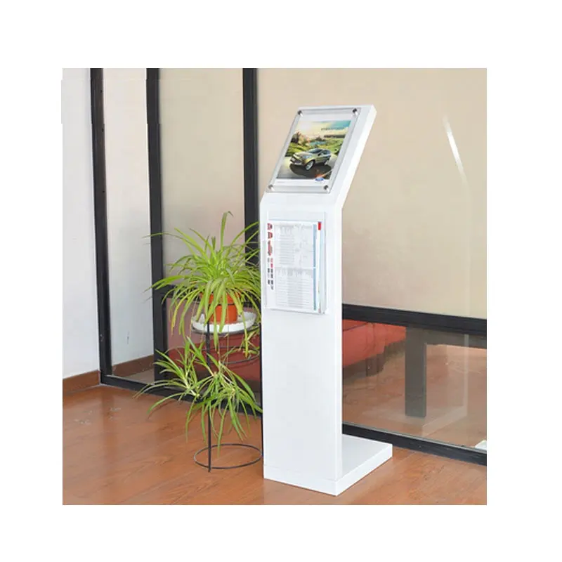 30mm thickness iron display stand white black 4S shops Exhibition hall floor acrylic metal auto parameter sign stand display