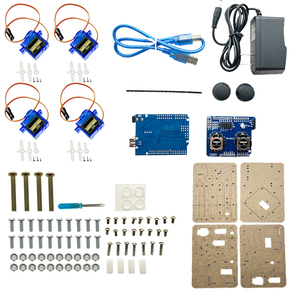 DIYクリエイティブ用アクリルマニピュレーターロボットアームDiyルーズパーツ学習キット - Product Image 2