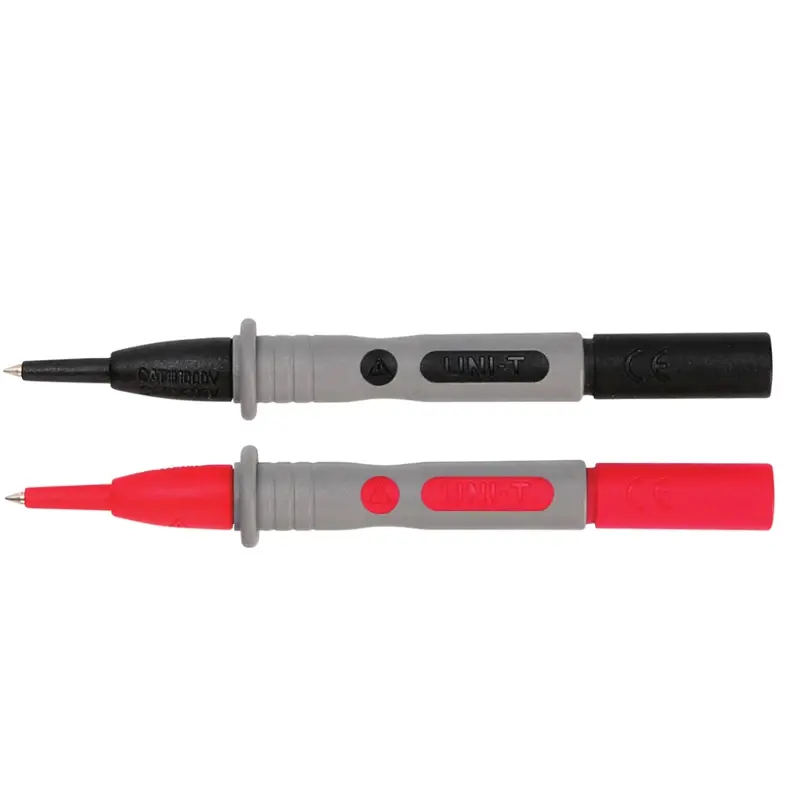 UNI-T UT-C08 Fully-insulated Test Probe Straight Type Probe With Tip And Protector