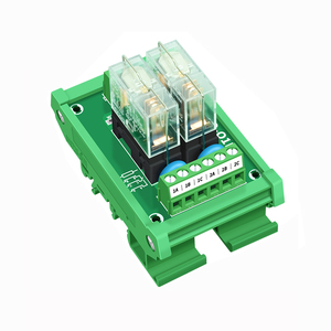 Módulo de interfaz de relé de potencia SPDT de 16 amperios de montaje en riel DIN de 2 canales, entrada de módulo de relé de 12V 24V, entrada PNP NPN o Compatible - Product Image 1