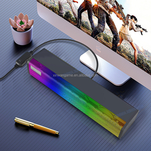 Q9 RGB с подсветкой USB аудио усилитель ПК компьютер настольный ноутбук сабвуфер с портативным внешним монетным толкателем типа - Product Image 5