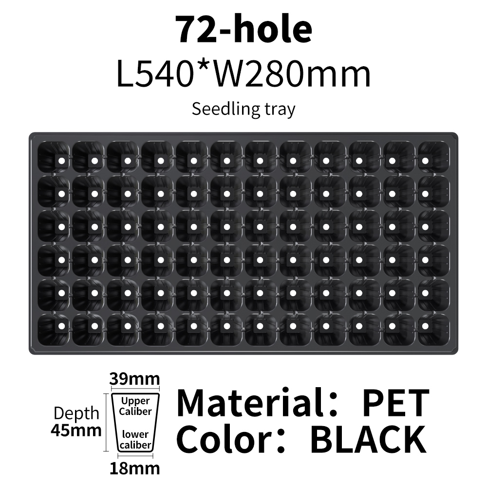Noir 72 cellules grandes