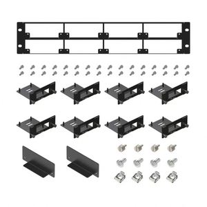 19 "2U Raspberry Pi Rack Mount, Kit in metallo a doppio livello per montaggio su Rack che supporta 8 Raspberry Pi 4B, schede 3B/3B e altro ancora - Product Image 3