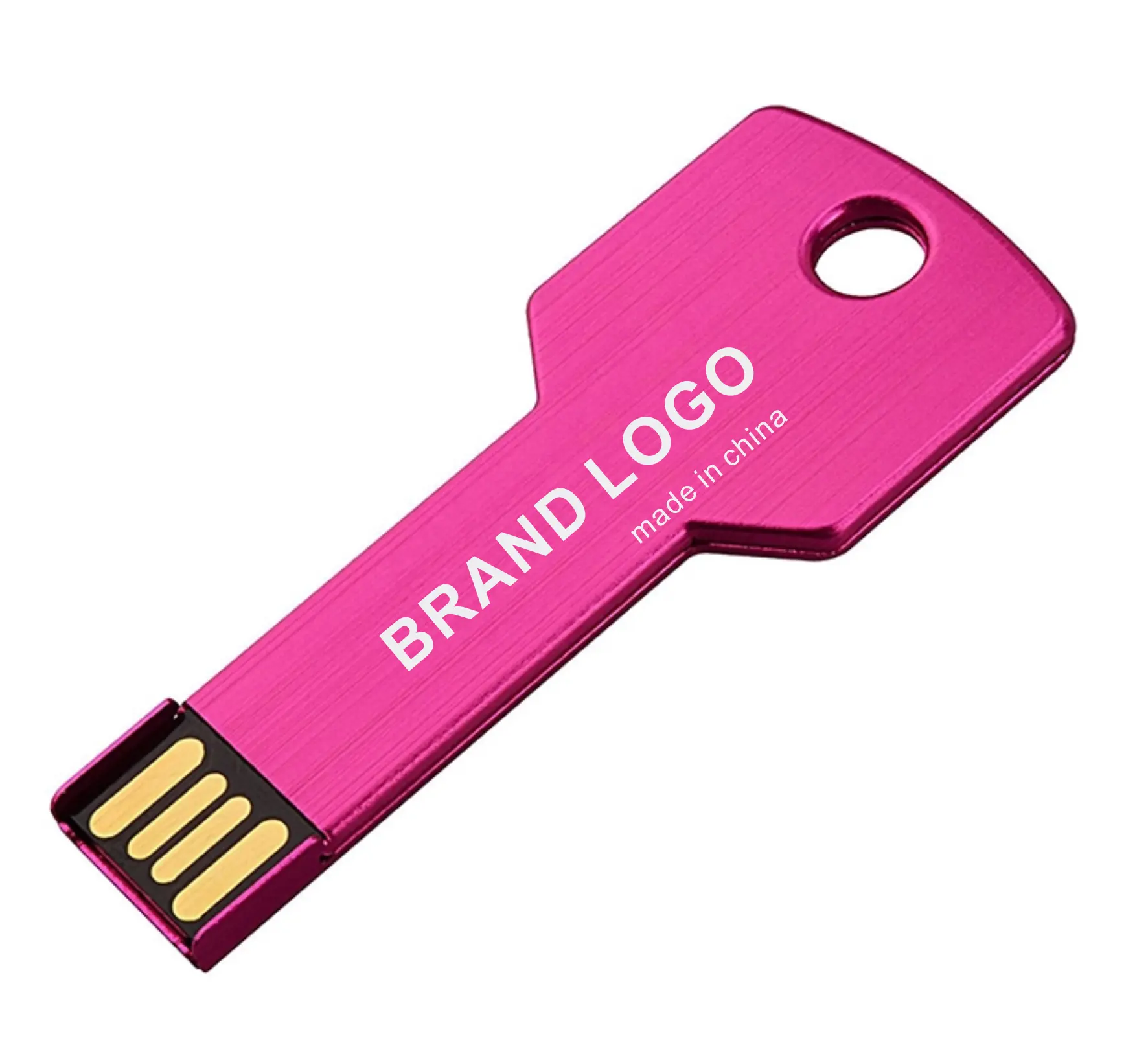 USB 2.0 플래시 드라이브 64GB 금속 Memorias Pendrive 16GB 32GB 메모리 스틱 펜 드라이브 128GB 주문 로고 USB 스틱