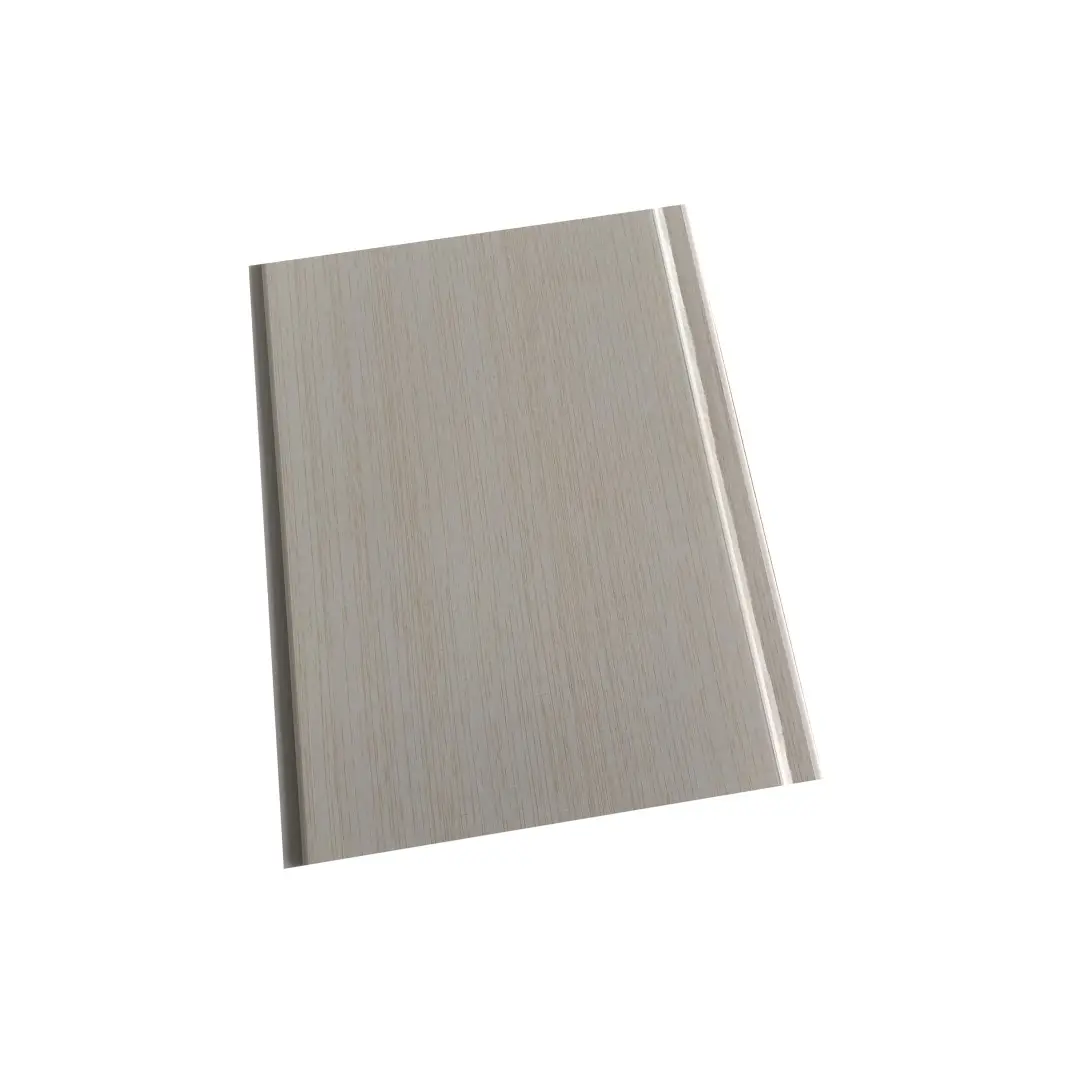 Color de madera nuevo material duradero laminado panel de techo de PVC