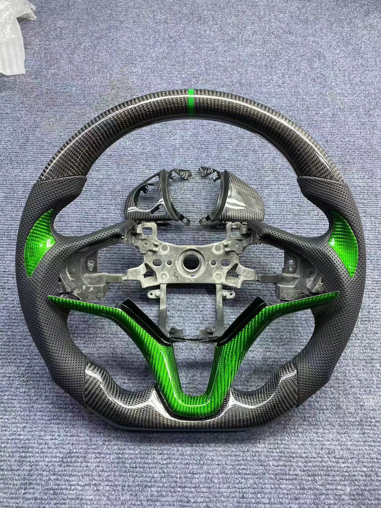Carbon Fiber+ Perforated Leather