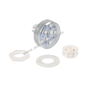 ไฟ LED 12ดวง48มม. 360องศาหลากสีกันน้ำ AC24V LED 5050จุด RGB ไฟโปรแกรมอัตโนมัติ - Product Image 1