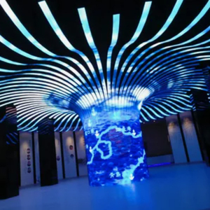 Panel de vídeo Full HD para publicidad en interiores, pantalla LED flexible P2.5LED, pantalla LED flexible vertical suave - Product Image 3