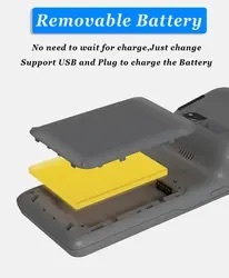 Mobile Billing POS Systems Payment Terminal <strong>Android</strong> Checkout <strong>Device</strong> <strong>with</strong> 58mm <strong>Built</strong>-<strong>in</strong> Thermal <strong>Printer</strong> &amp; Scanner for Retail Shop - Product Image 5