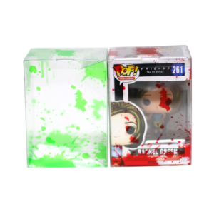 0.35mm PET Funkoo POPs kutusu kırmızı kan splatlatyumuşak plastik koruyucu kılıf katlanabilir vinil rakamlar koruyucu kutu - Product Image 6