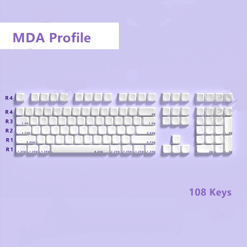 White-MDA-108 Keys