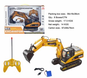 2019 Bestsellers 2.4GHz 12CH Simulation RC Excavator Car Remote Control Shop Truck Construction Engineering RC TruckとMusic - Product Image 2