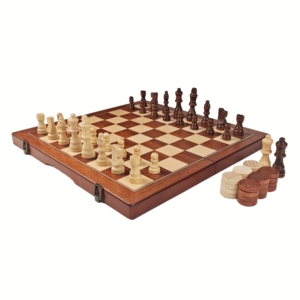 Nuovo gioco da tavolo di alta qualità per bambini educazione apprendimento 2 in 1 <span class=keywords><strong>Set</strong></span> di scacchi internazionale magnetico in legno - Product Image 3