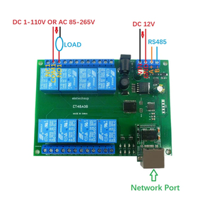 ET48A08 12V 8 canales Ethernet relé interruptor de red Modbus MQTT TCP UDP Web HTTP RS485 módulo temporizador ET48A08 - Product Image 4