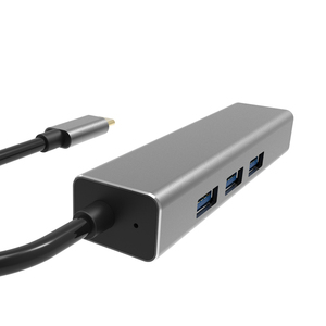 VCOM 4-In-1 USB3.0 Type-C Hub 5Gbps USB Splitter dati con RJ45 adattatore Internet Computer esterno - Product Image 3