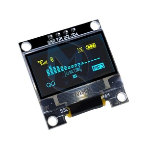 Módulo de pantalla OLED IIC de 4 pines y 0,96 pulgadas, controlador de Resolución 128x64, pantalla LCD IC, pantalla de interfaz IIC I2C para Ardunio