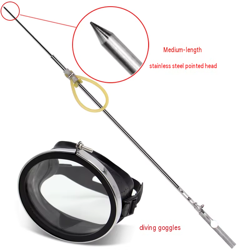 High-end diving mask stainless steel medium snorkel-2 rubber ban