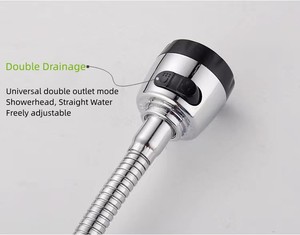 Modern Single Cold Water Kitchen Faucet Universal Dual Function Zinc Alloy Water Outlet Tank <strong>Mixer</strong> Factory Wholesale <strong>Cheap</strong> Pull - Product Image 5