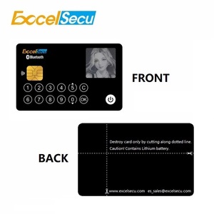 Bluetooth Powered Card NFC 13 Buttons <strong>QR</strong> <strong>Code</strong> Image E Ink Display Smart <strong>Java</strong> Card - Product Image 4