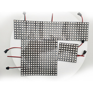 DC5V 8*8,16*16,8*32 Pixel WS2812 Digitaler flexibler LED-programmierter Panel-Bildschirm Individuell adressierbare Vollfarb anzeigetafel - Product Image 5