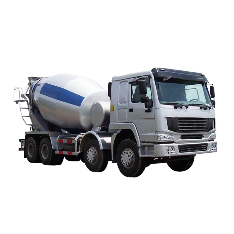 New Concrete Mixer truck 8cbm Self-Loading Concrete Mixer sales to Africa