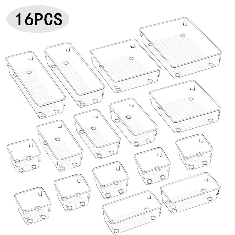 16PCS-transparente