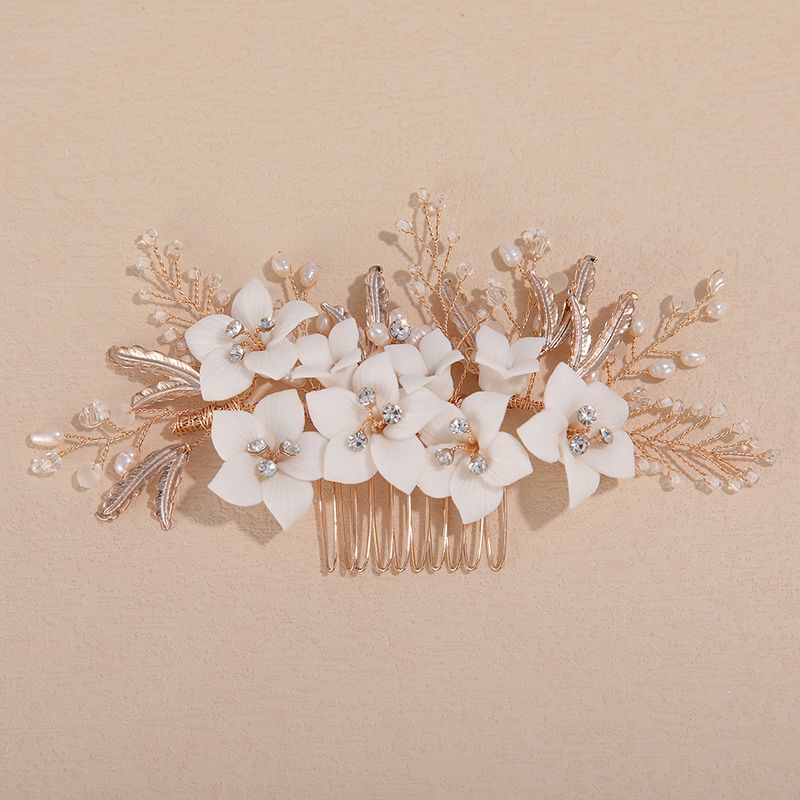 Grand peigne Or rose