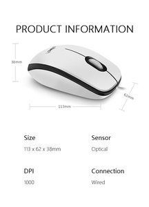 Per Logitech M100R cablato Mouse sinistro e destro per Computer portatile ufficio e uso del gioco a casa - Product Image 6