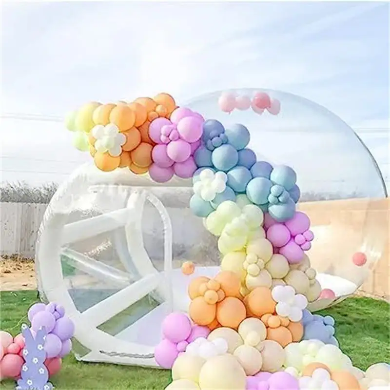 Maison à bulles transparente avec moteur 3m 4m 5m vente chaude maison à bulles pour les activités de plein air