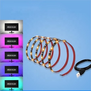 スマートLED 3M 5050 DC5V IP20フレキシブルRGB TVバックライトキットUSB LEDストリップライト44キーIRリモコン付き - Product Image 3