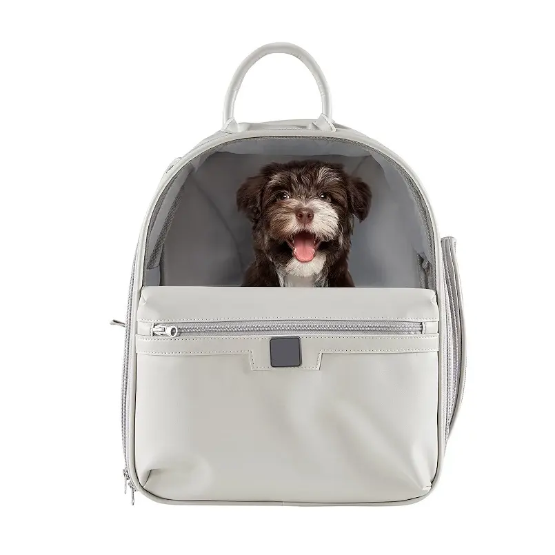 애완 동물 여행을위한 뜨거운 휴대용 야외 고양이 개 캐리어 가방 여행 가방 투명 케이스