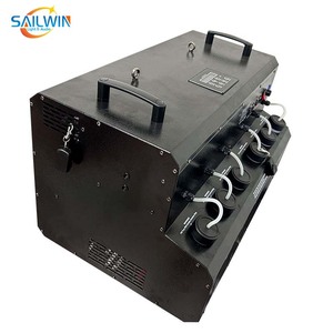 EU STOCK 4 отверстия 1500 Вт RGBW светодиодная дымовая Пузырьковая Машина DMX 512 управление сценическая профессиональная противотуманная пузырьковая машина для FX специальных эффектов - Product Image 4