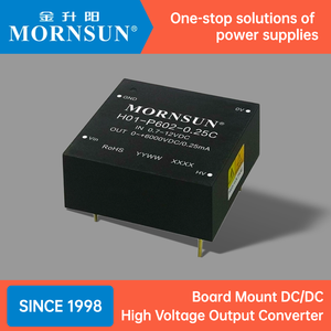 Mornsun DCDC Converter HO1-P1251S-<strong>0</strong>.5C <strong>Input</strong> 12V High Voltage <strong>Output</strong> 1W <strong>0</strong>-1250V DC-DC Converters - Product Image 3