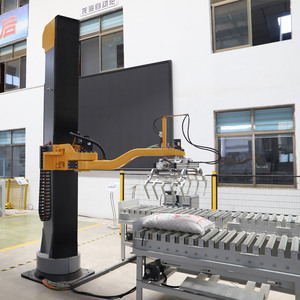 <strong>Automatic</strong> Column Palletizer <strong>Robot</strong> Bag <strong>Palletizing</strong> <strong>System</strong> for Box Bags Cartons Buckets-PLC Components for Paper Packaging - Product Image 3