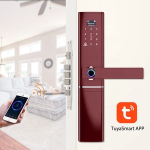 Parmak izi Kod Kartı Erişim Ön kapı kilit seti Giriş Akıllı Elektronik Kapı Kilidi Ev Ofis Otel Daire Villa - Product Image 1