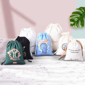 Wholesale Gft Velvet Cotton Satin Drawstring Bag <strong>String</strong> Canvas Drawstring Makeup Bag Custom Drawstring Bag With Logo - Product Image 1