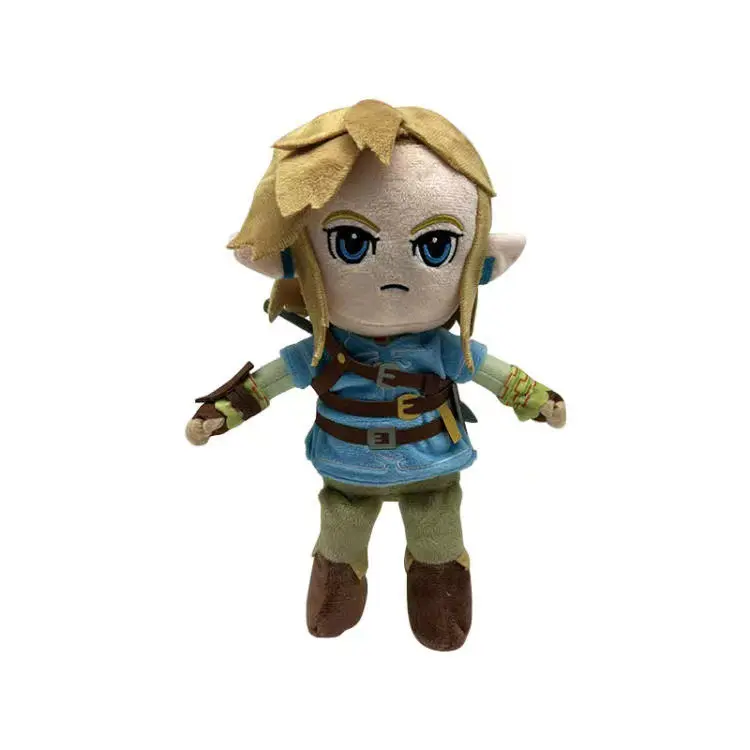 Venta al por mayor de alta calidad de dibujos animados espada monstruo Bokoblin muñecos de peluche suave con Zelda juguetes de peluche Link Boy regalos para niños