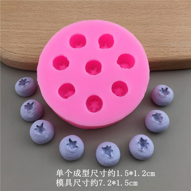L-sized 8-hole blueberry mold