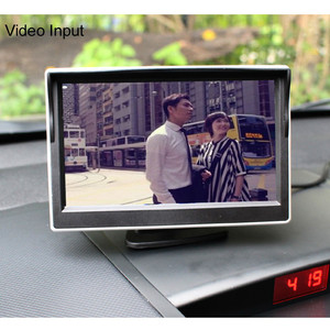 Monitor de pantalla LCD para coche de 5 pulgadas de alta calidad, Monitor de cámara de vehículo de Audio y vídeo inteligente de 12V, Panel de instrumentos de uso General - Product Image 4