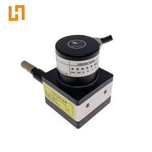 Codificador lineal de cable de dibujo para potenciómetro, 50x50mm, tamaño 0-10V 0-10K de Salida 0-1000mm