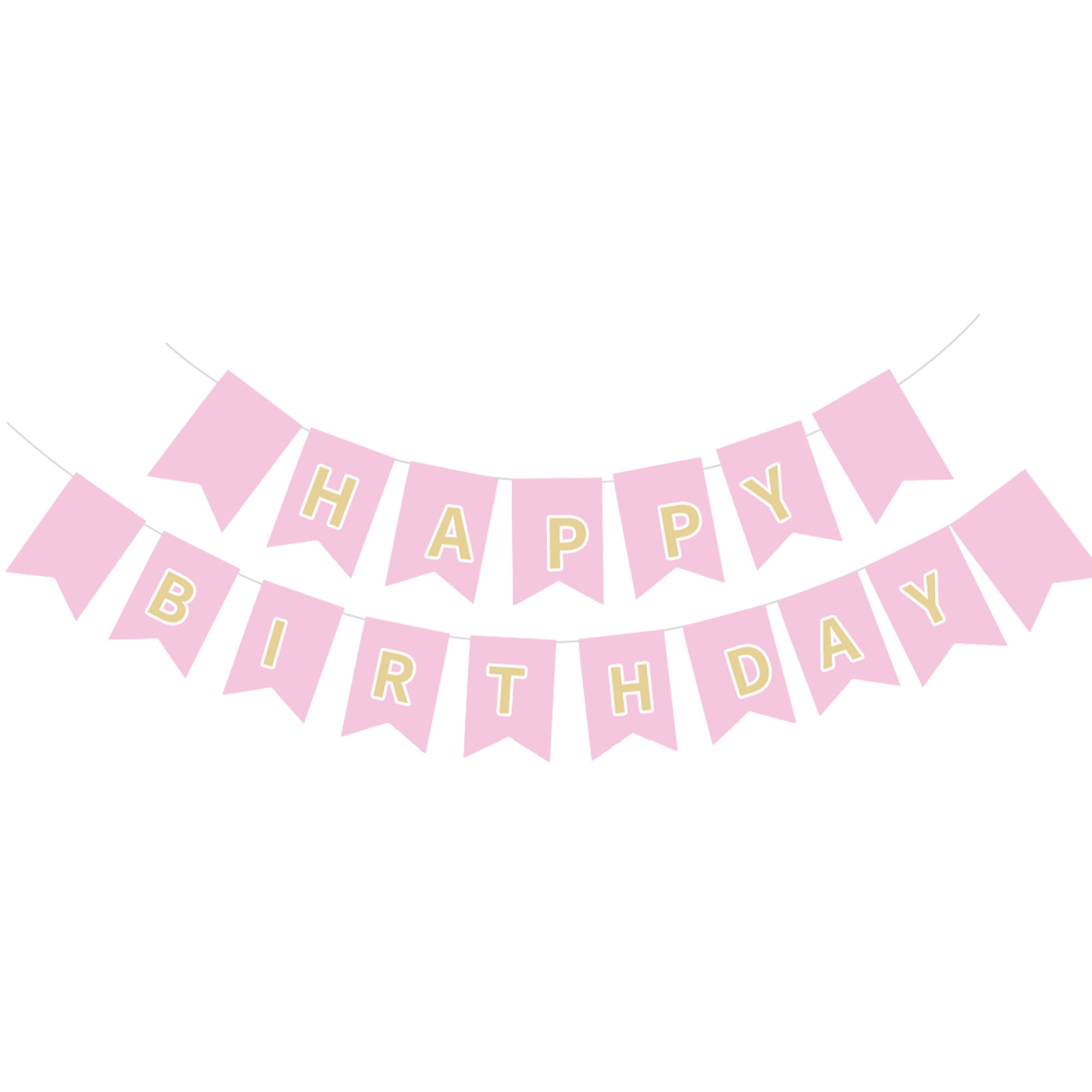 pink banner*1pcs