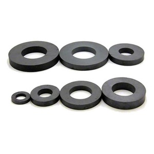 Ring magnete Keramische starke Magnete polarisiert entlang der zylindrischen Achse den Nord-und Südpol