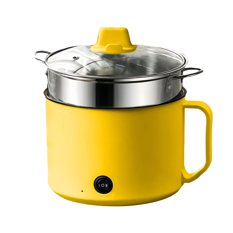 Yellow-SS Steamer(Non-stick/Stainless steel inner pot)
