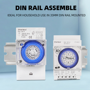 110-230VAC analogico 24 ore 15 minuti intervallo SUL181D Timer meccanico Timer Timer Timer Din ferroviario orologio per pompa - Product Image 4