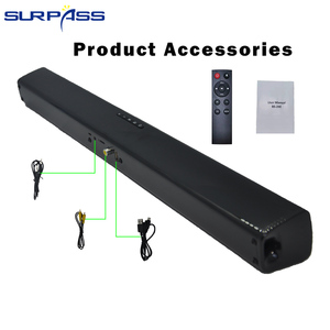 S28E ağır bas ses çubuğu ile ışık ince tasarım soundbar'da mavi-diş ses çubuğu hoparlör radyo TF kart fonksiyonu taşınabilir soundbar'da - Product Image 4